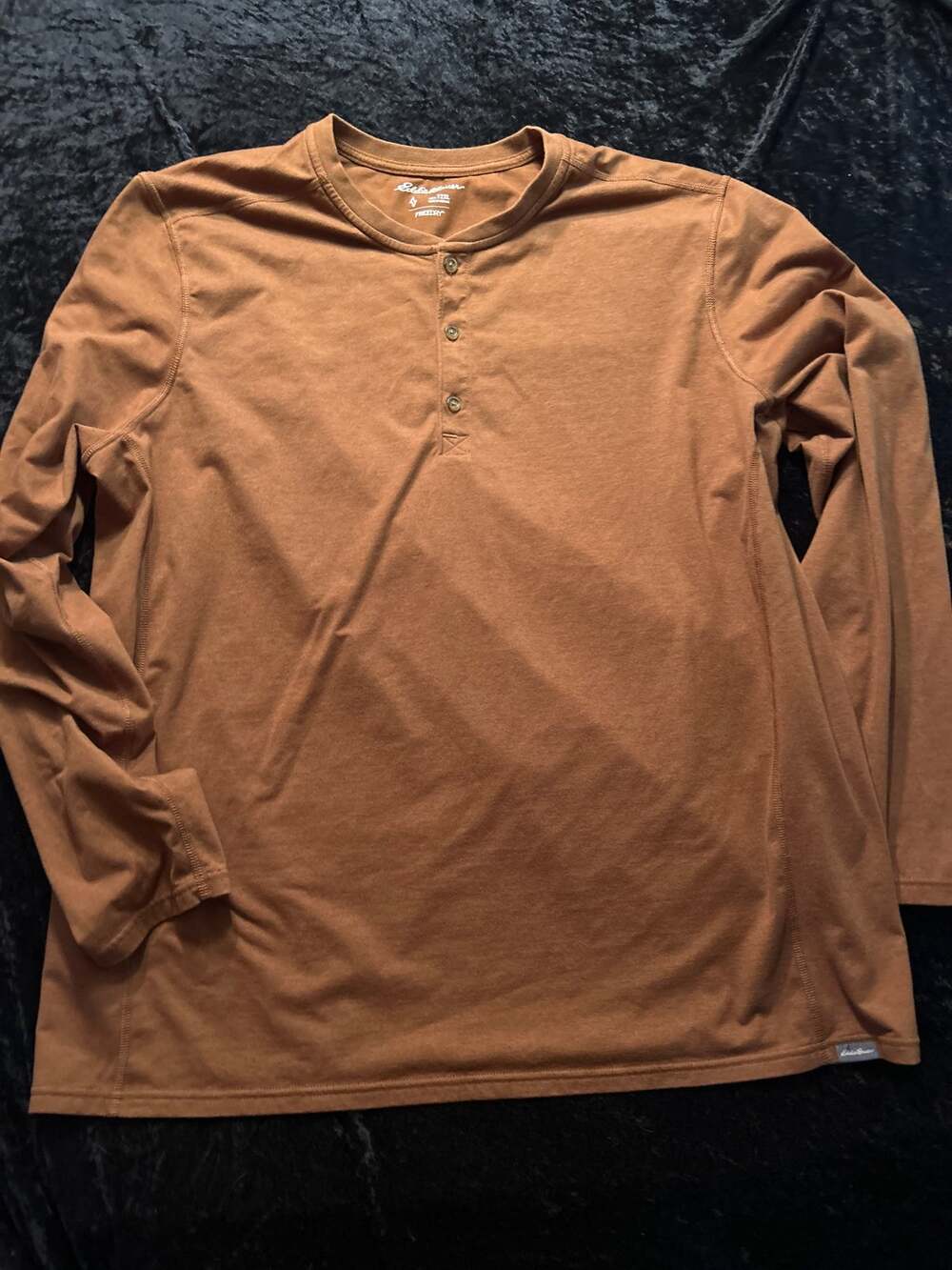 Eddie Bauer Freedry Henley Men’s 2XLT Rust